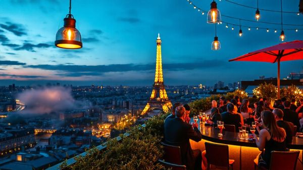 Top 10 rooftop bars in paris for unforgettable evenings
